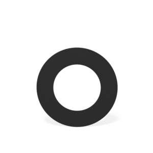 ROSETTE RONDE BLACK