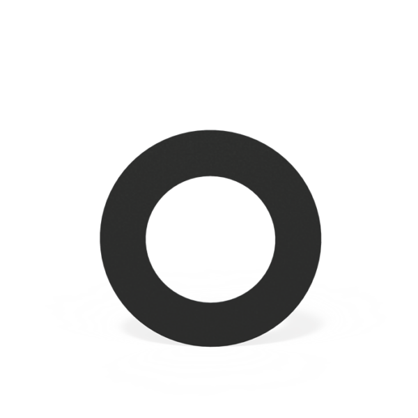 ROSETTE RONDE BLACK