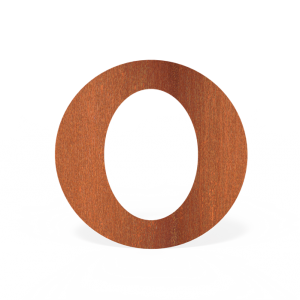 ROSETTE Ovale CORTEN