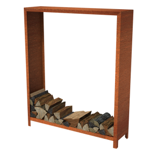 STOCKAGE DE BOIS CORTEN