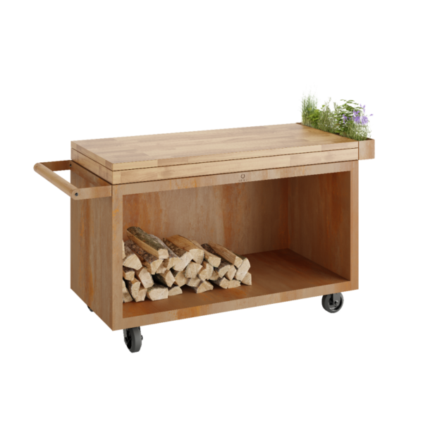 Mise en Place Corten 135 Teakwood